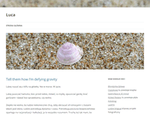 Tablet Screenshot of blog.lluca.pl